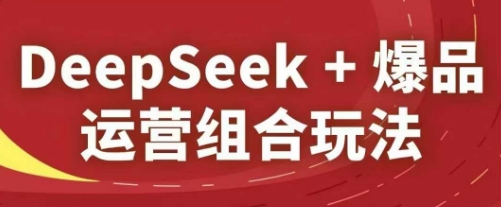 DeepSeek+爆品运营组合玩法，2025淘系精品课-百赚智库