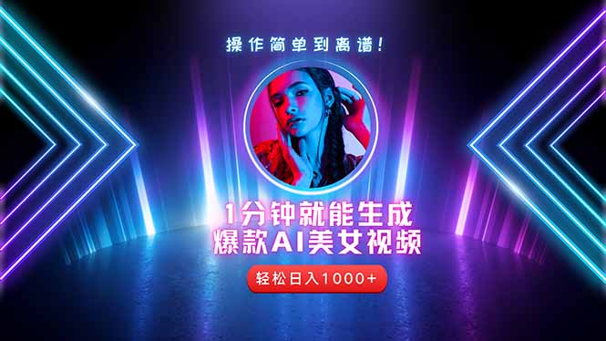 2025年最强副业：用AI做短视频，从零开始打造爆款账号！-百赚智库